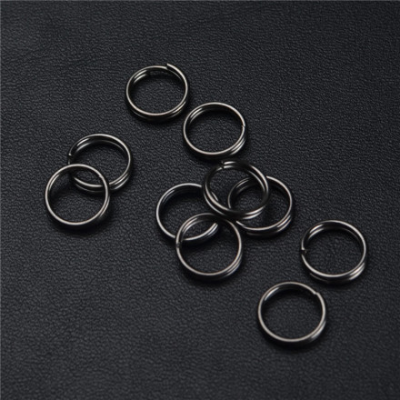 q07超小锰钢环 不锈钢钥匙圈 挂钥匙 挂电筒 实用小环 钥匙扣