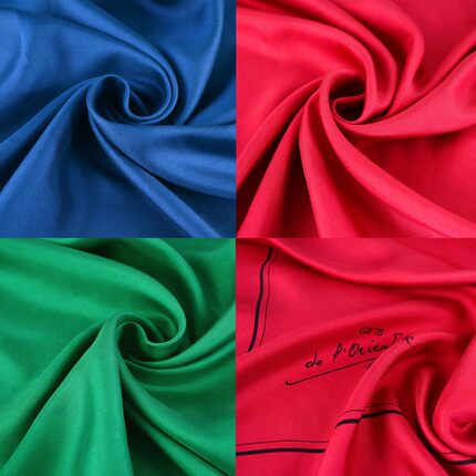 日本进口仿真丝麻纱缎布料 柔软顺滑垂感强不透 连衣裙衬衣面料_7折