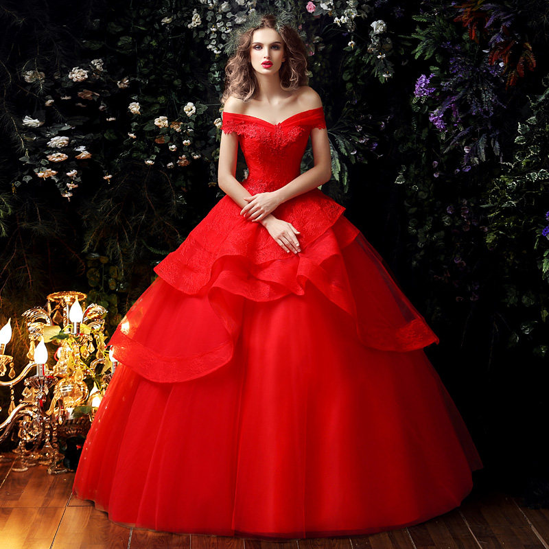 婚纱礼服 新娘 冬季