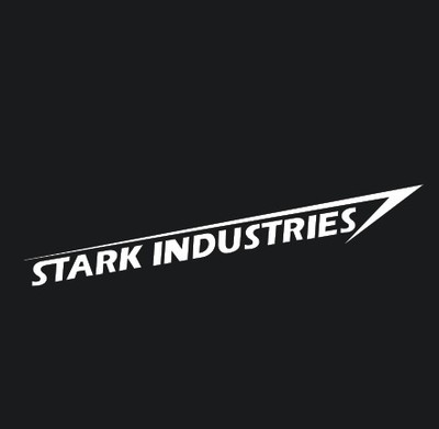 反光汽车贴纸 m164 钢铁侠 stark industries 斯塔克工业
