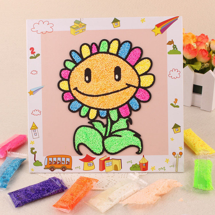 特价雪花泥画儿童diy手工