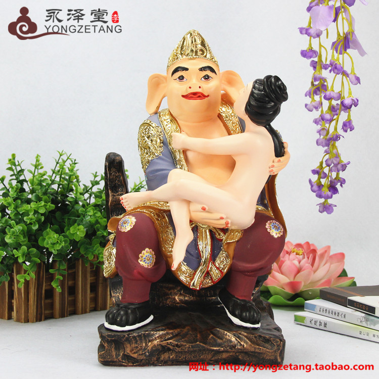 猪八戒佛像猪八戒抱女人神像净坛使者天棚元帅西游记k