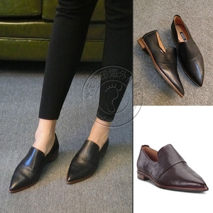 430623 ecco爱步休闲真皮女鞋 时尚复古平底系带运动鞋 丹麦专柜直邮