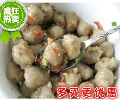 江西名小吃宁都特产小猪肉丸子早餐点有嚼劲散装500克3斤区域包邮