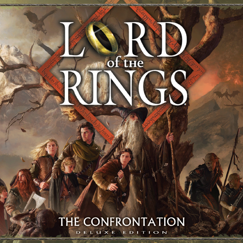 桌游驿站 lord of the rings 魔戒对决[古典]布地图 策略战棋定制