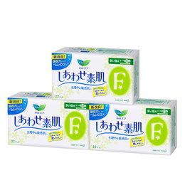 【天猫超市】KAO/花王乐而雅F系超安心卫生巾22片（组合装）