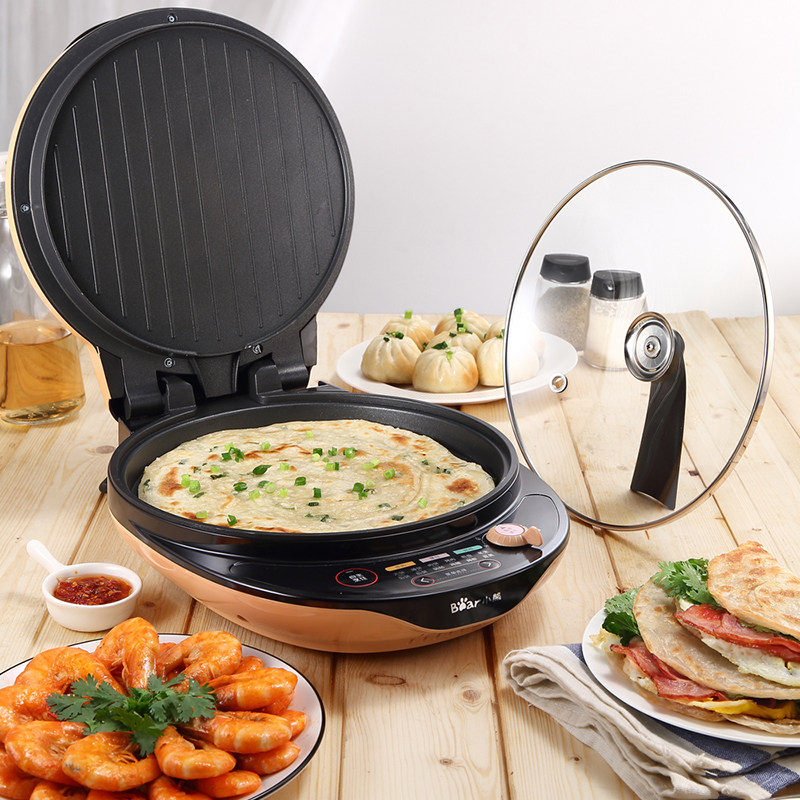 电饼铛双面加热自动断电家用全自动煎烤机多功能电饼档烙饼锅优惠券
