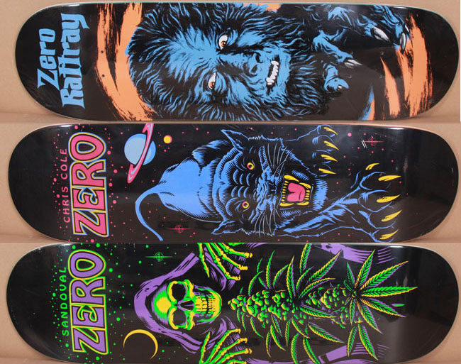 zero滑板板面 美国进口双翘板 专业四轮公路刷街板 惠众滑板店
