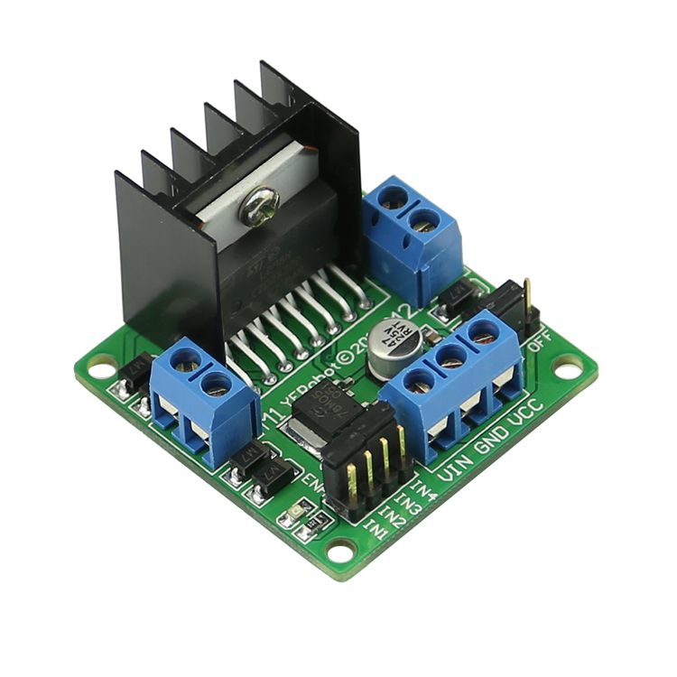 l298n模块_进口芯片 小车马达驱动 l298n 电机驱动模块 h桥 智能车