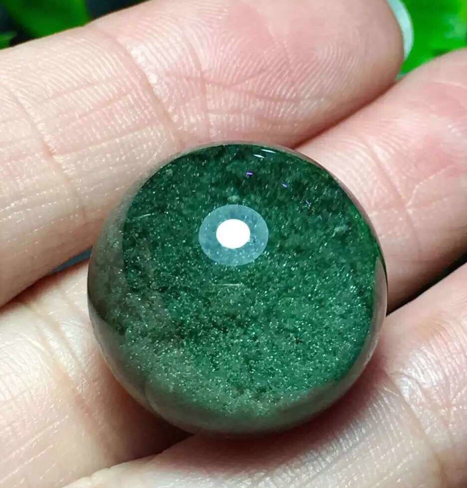 绿幽灵散珠_纯天然绿幽灵单株散珠16mm18mm20mm水晶聚宝盆多宝配珠