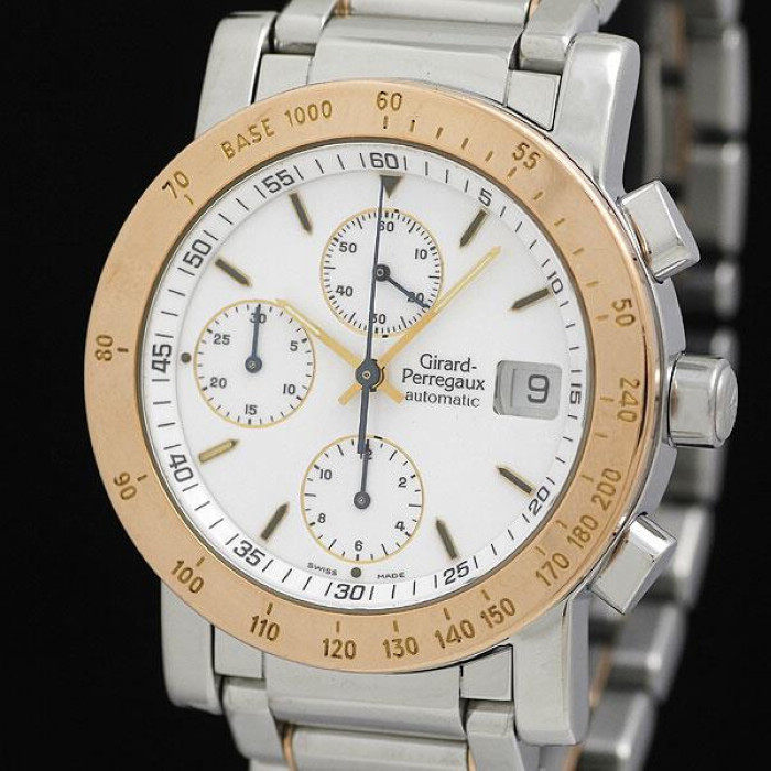 瑞士手表男机械表正品 原装_芝柏18k玫瑰金男表自动机械gp7000二手表