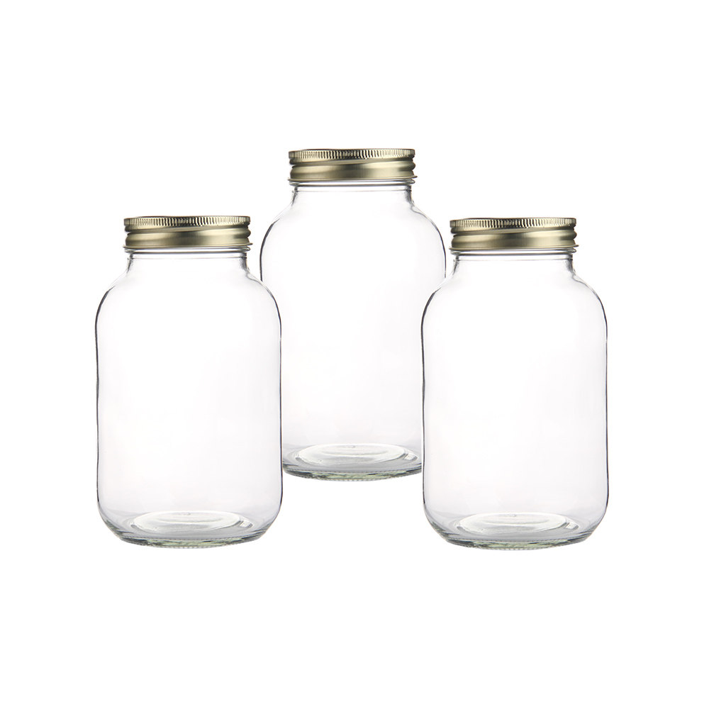热销密封罐 玻璃 大号_包邮密封罐果酱瓶玻璃百香果瓶标口梅森瓶罐
