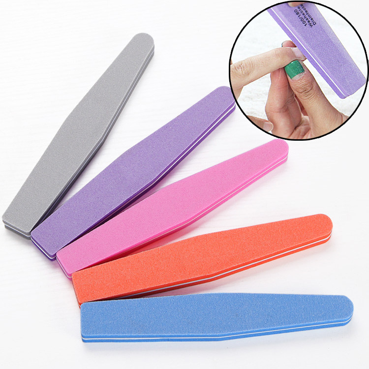 磨指甲砂条 双面_美甲海绵挫菱形打磨抛光修甲指甲锉双面修型砂条甲面