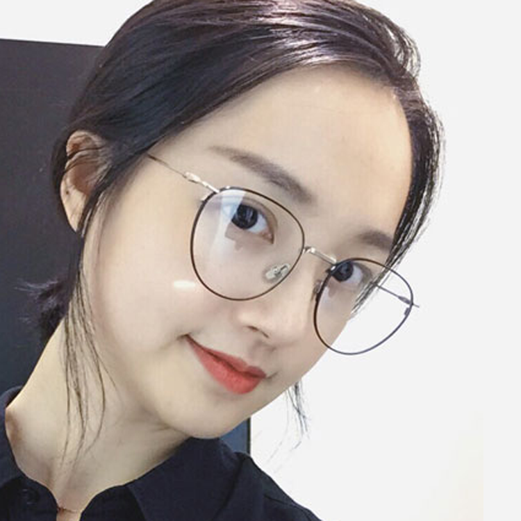 复古圆框眼镜框女金色大额优惠券