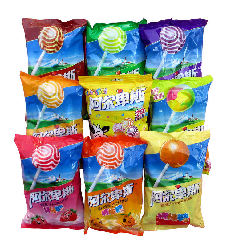 热销阿尔卑斯棒棒糖糖