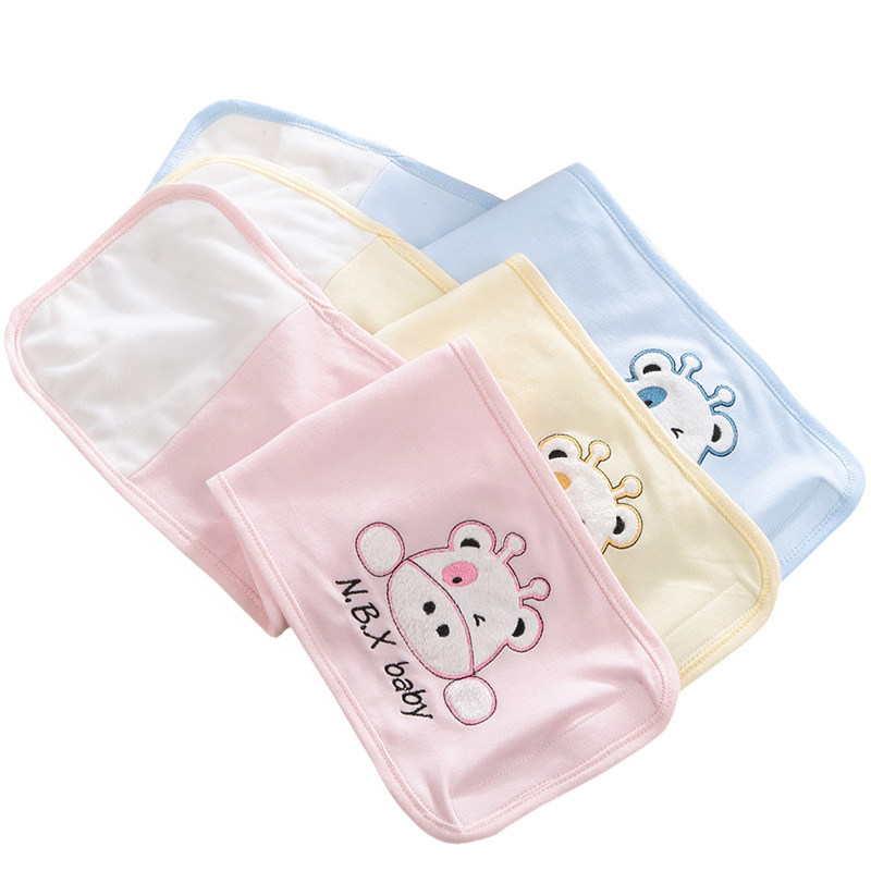 女孩护脐带脐带可拆卸透气四季新生儿护肚脐围 纯棉 0-3个月夏兜