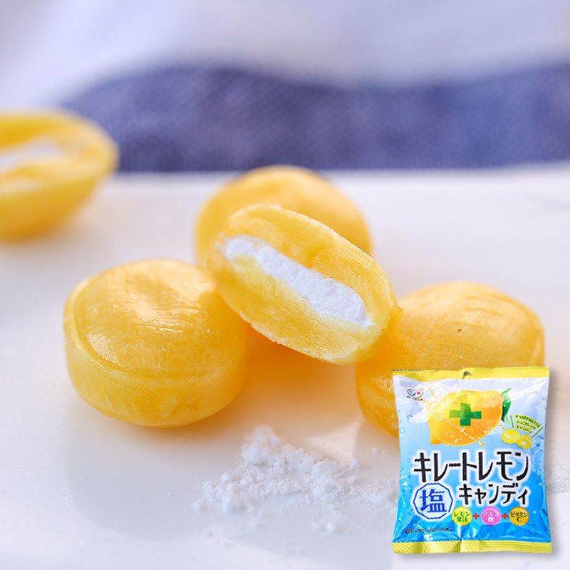 和趣屋 日本进口 fujiya不二家柠檬盐糖硬糖糖果约17粒入 70g 185