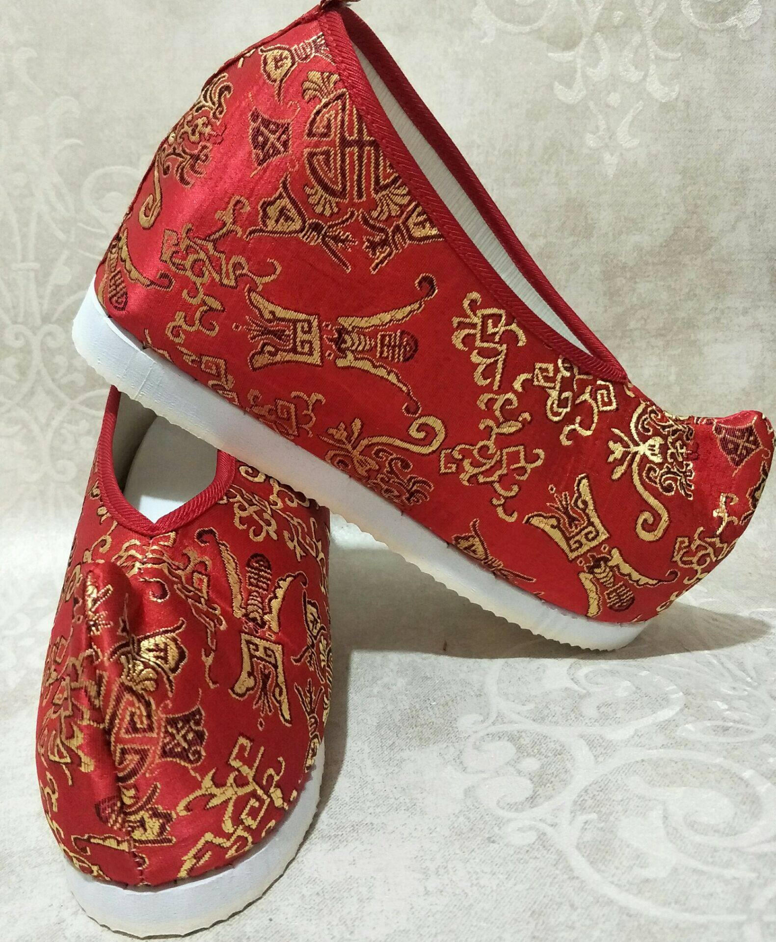 汉服鞋翘头履男女婚鞋秀禾服婚鞋影视鞋三生三世择天记同款古装鞋