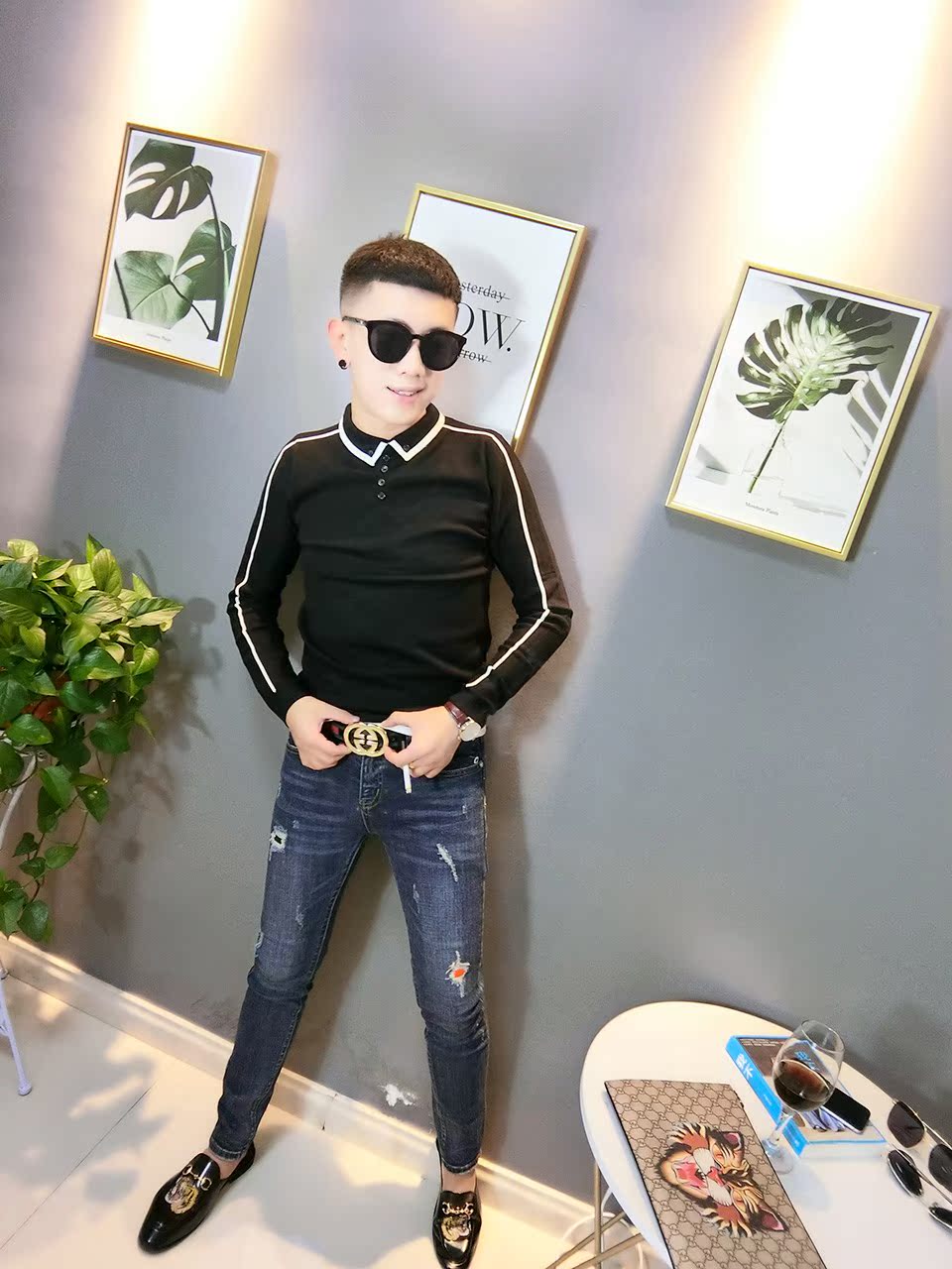 精神小伙毛衣男大额优惠券