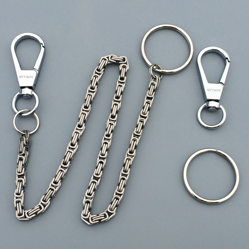 钥匙链男 腰挂长链