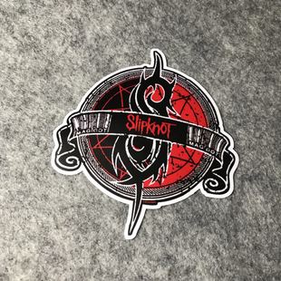 摇滚乐队活结汽车摩托改装车贴后窗划痕遮挡slipknot漂移机车d770