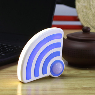 wifi小夜灯创意充电池人体感应灯led小夜灯光控声控楼道过道壁灯