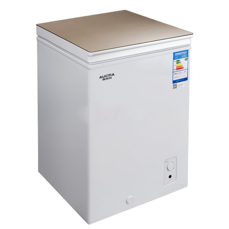 aucma/澳柯玛 bc/bd-106gfa卧式家用小冰柜迷你单门冷冻冷藏冷柜