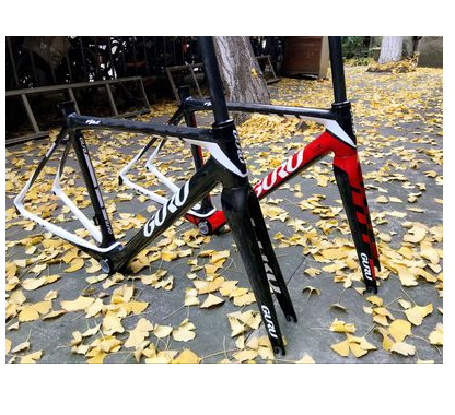 正品guru碳纤尾公路车架自行车爬坡车架竞速碳架