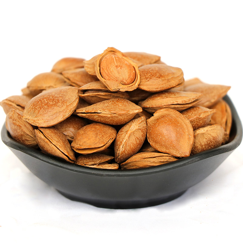 新货开口野生小银杏手剥小白杏香脆壳杏仁坚果200*2袋