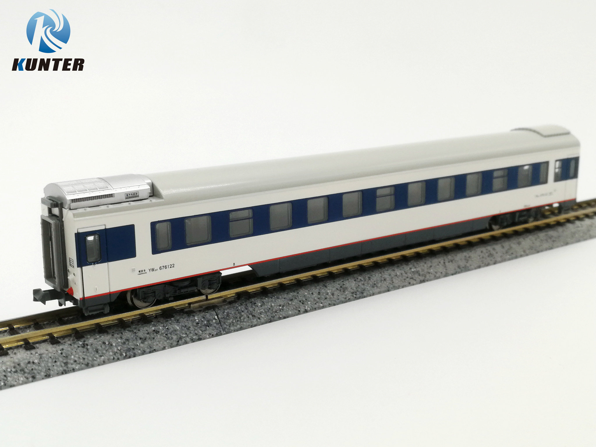 1/160 中国铁路 硬卧yw25t客运车厢火车模型n比例优惠券