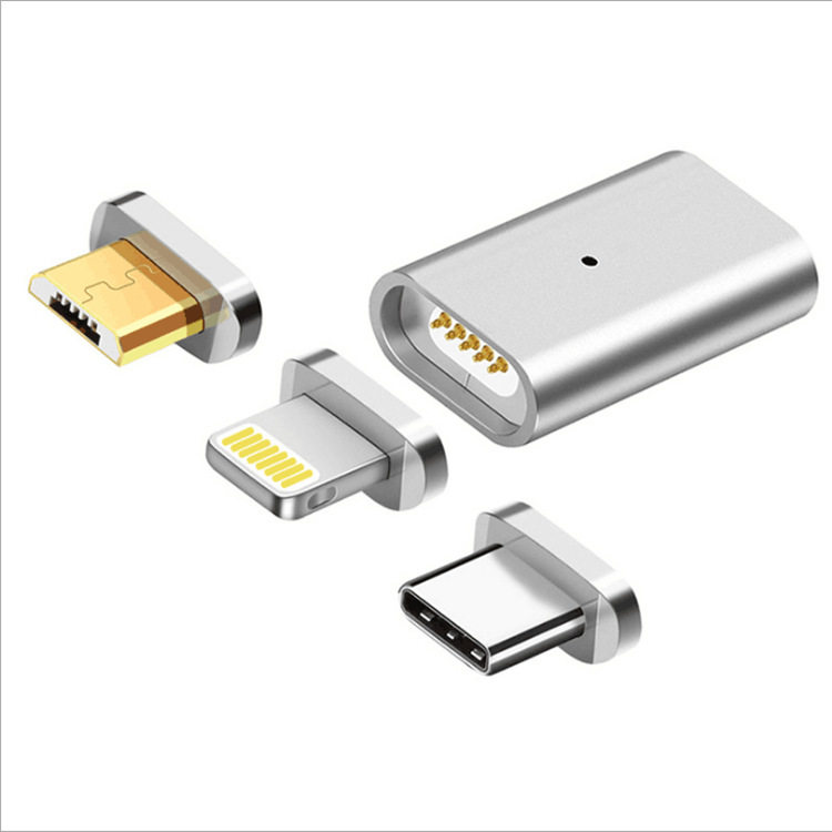 热销苹果手机转接头_安卓磁吸转接头type-c磁吸接口快充苹果磁性转接