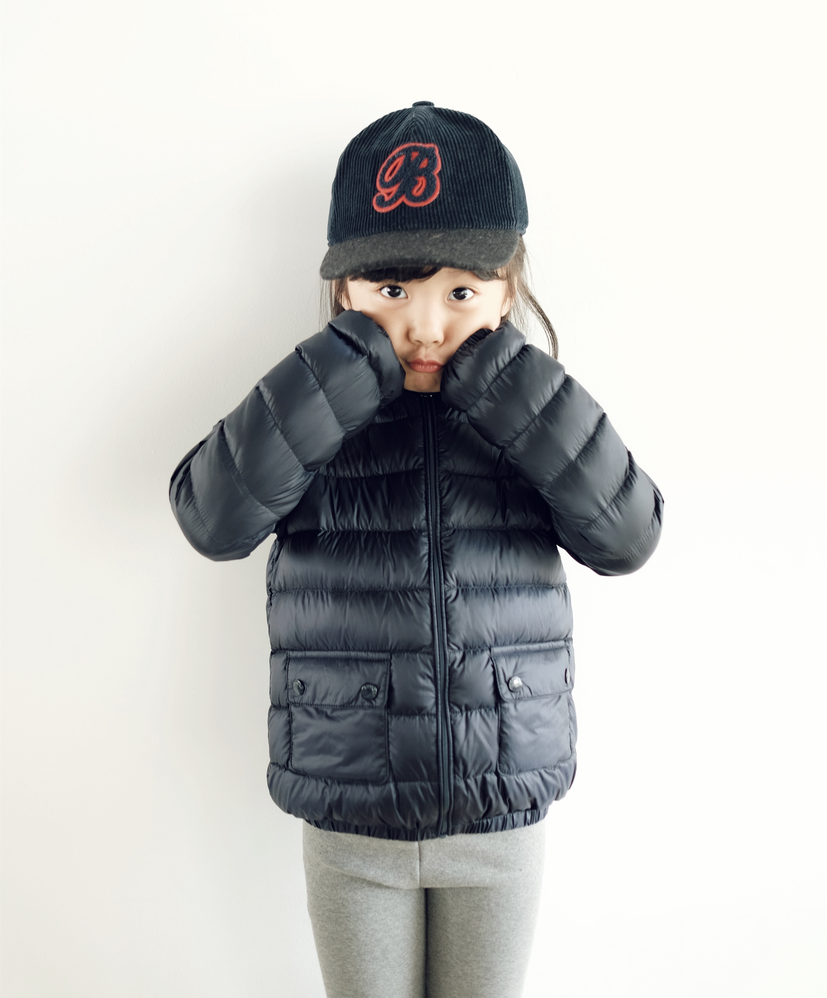 bbw潼家 童装女童羽绒服2017新款秋冬儿童保暖