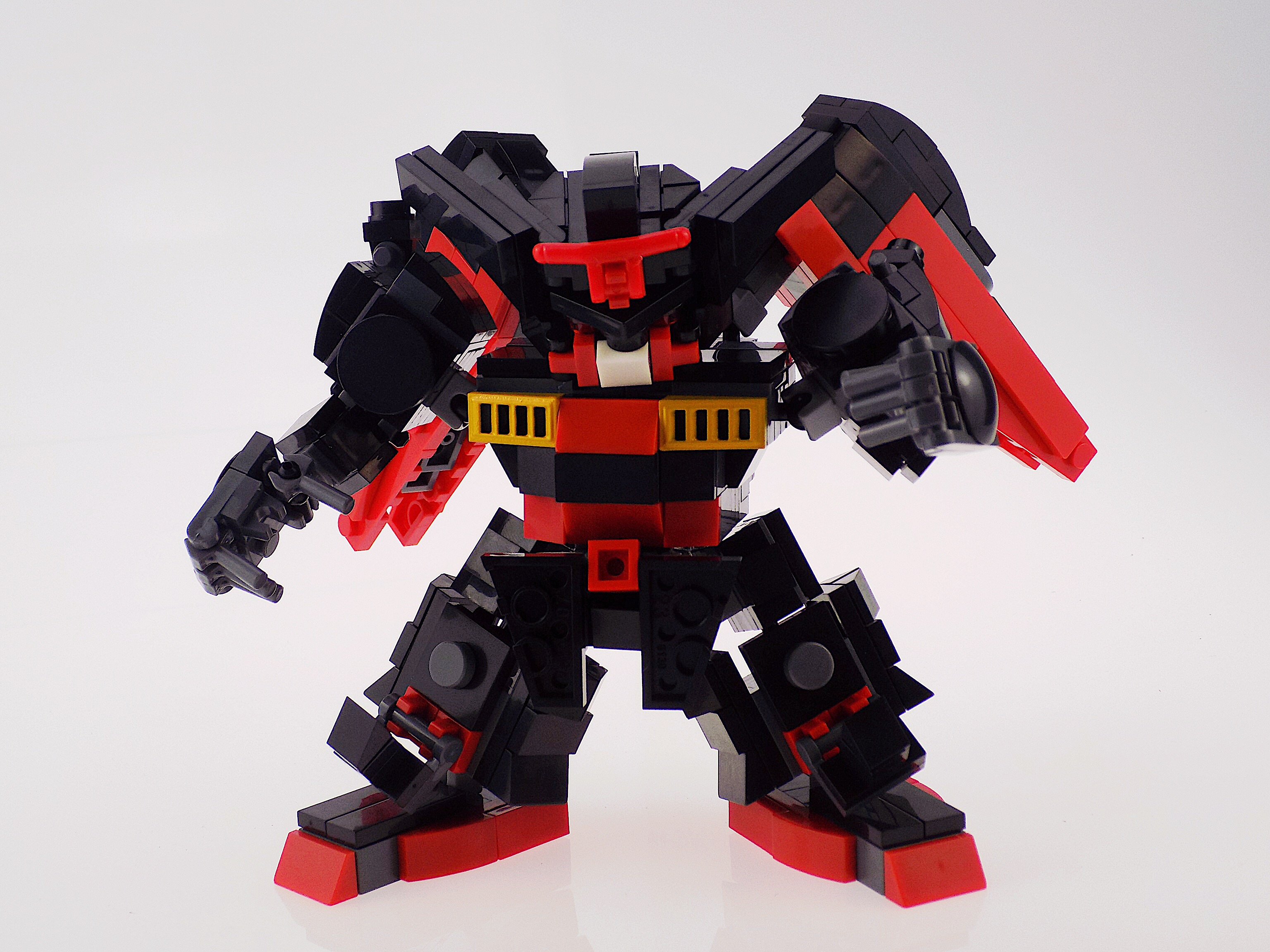 9月新品 乐高式积木moc q版高达系列 尊者高达 积木moc作品