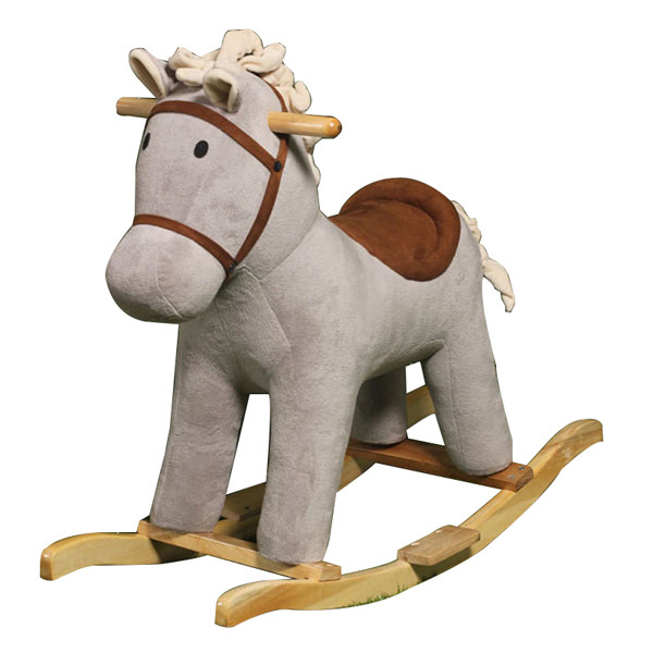 小木马玩具摇马 儿童摇马 宝宝摇椅木马玩具实木摇马摇椅周岁礼物