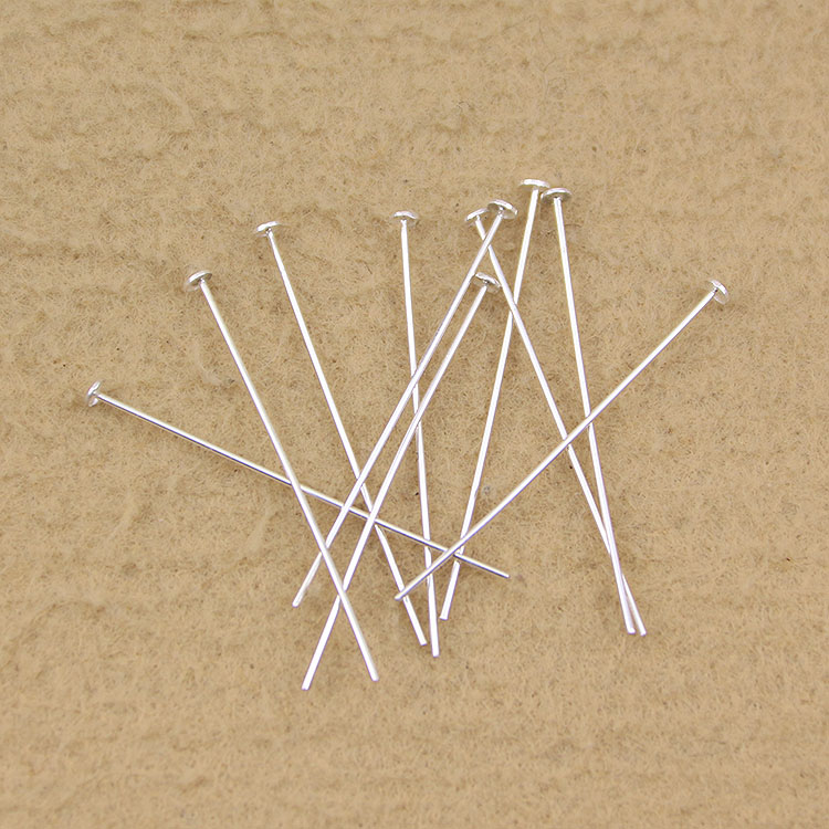 耳环diy材料手工配件 纯银 925银_s925纯银t字针 手工制作自制耳环diy