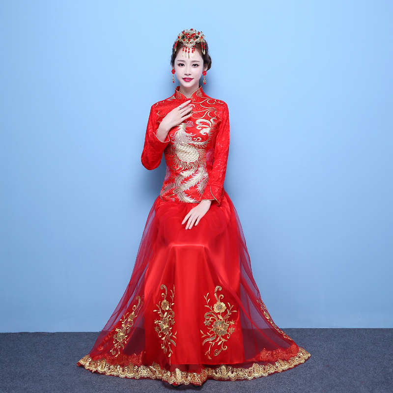 结婚礼服 新娘中式
