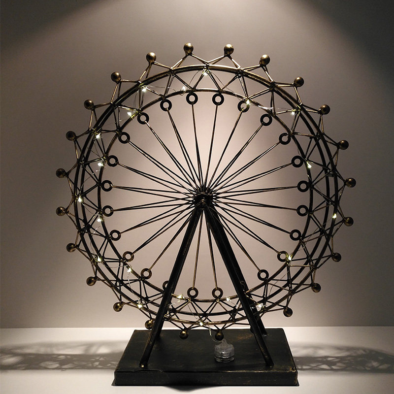 创意北欧摩天轮室内装饰品摆件家居房间卧室