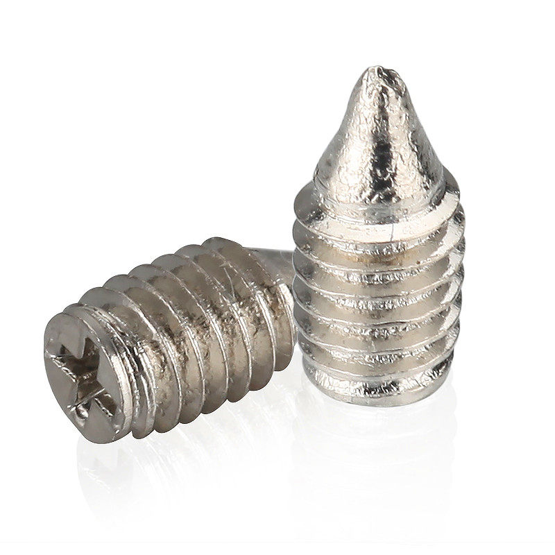 十字尖头机牙螺丝m2腰带扣皮带头螺丝无头机米紧定螺钉m2.5现货