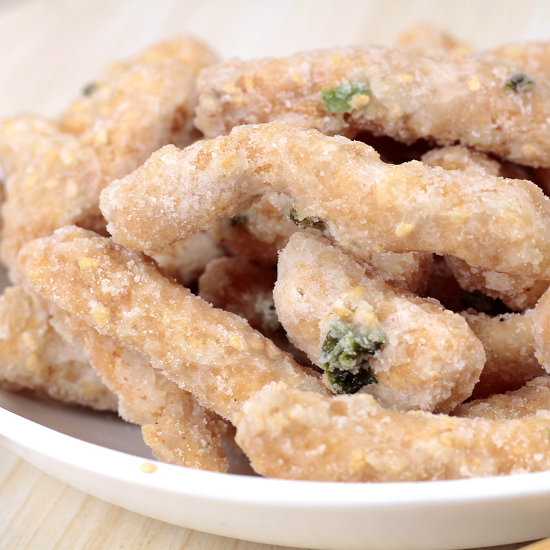 潮汕潮州美食小吃揭阳特产兰花根空心油索铁钉头休闲传统茶点零食