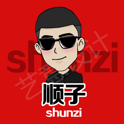 快手网红头像设计制作萌q版头像卡通logo人物照片转手绘设计定制