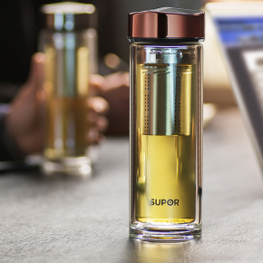 苏泊尔双层玻璃杯