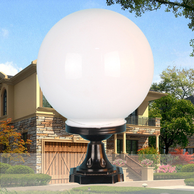 圆球形围墙灯户外柱头灯门柱灯庭院灯墙头灯大门灯柱子灯防水家用