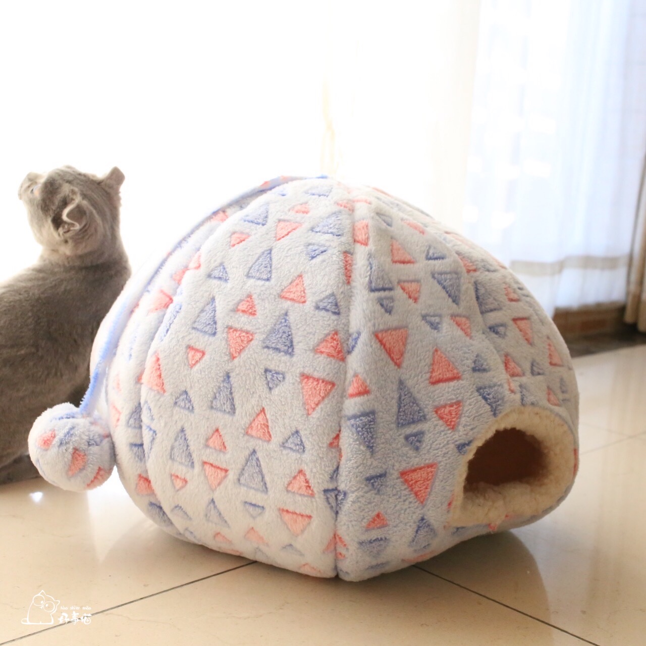 好事猫 宠物猫窝球形猫窝可洗窝南瓜窝好事猫手作 包邮