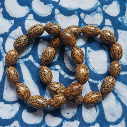 复古原创民族风黑椰壳配藏式天珠塑形手串时尚个性手链男女同款_7折