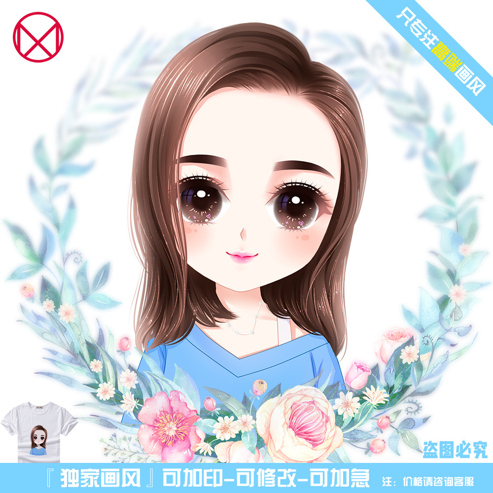 纯手绘画像定制人物素描人像肖像代画黑白彩色素描画像铅笔碳精画