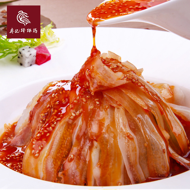 廖记棒棒鸡 红油兔丁 红油耳片 四川成都特色名小吃 麻辣鲜香960g
