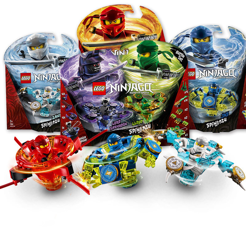 2019新品乐高幻影忍者凯旋风陀螺对战装70663 70662 70661 70660