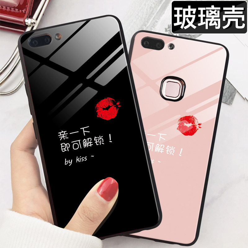 oppor11手机壳r17情侣女宽玻璃r9s男款r15梦境版亲一下即可解锁pls