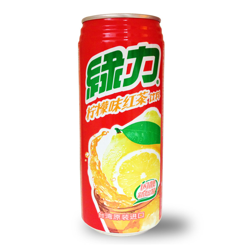 特价进口水果茶 台湾_台湾进口 绿力柠檬味红茶饮料水果汁果味饮料480