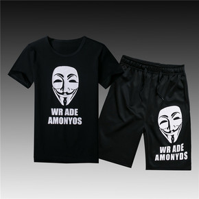 夏季运动套装男装